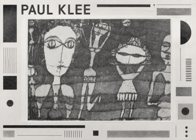 Paul Klee Specter of a Genius No3 - Juliste
