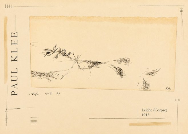 Paul Klee Leiche (Corpse) No2 - Juliste