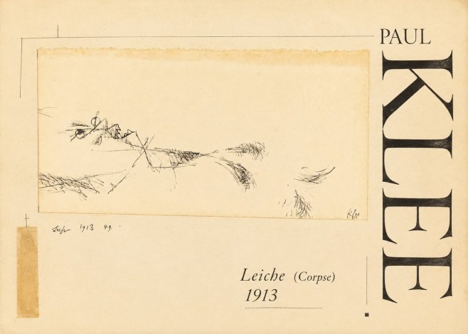 Paul Klee Leiche (Corpse) No3 - Juliste