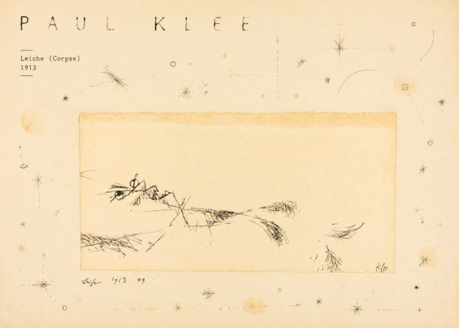 Paul Klee Leiche (Corpse) No4 - Juliste