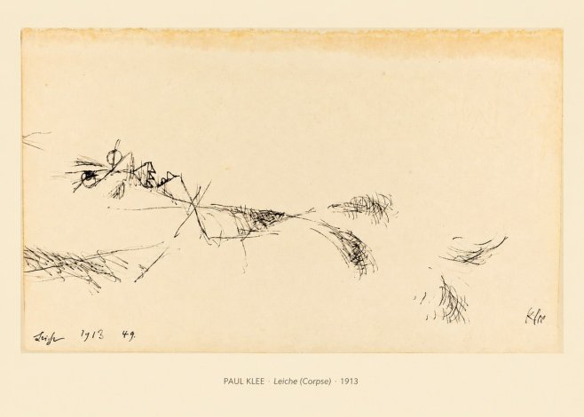Paul Klee Leiche (Corpse) No6 - Juliste