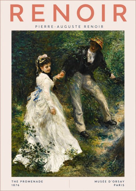Renoir The Promenade No3 - Juliste