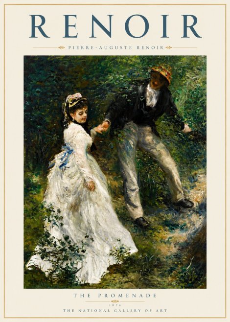 Renoir The Promenade No4 - Juliste