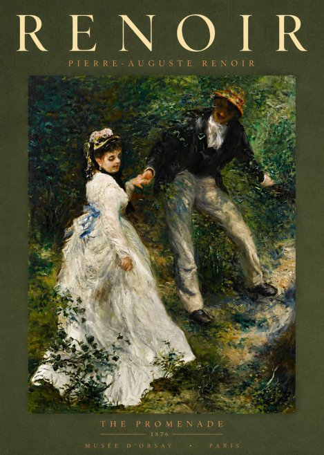 Renoir The Promenade No5 - Juliste