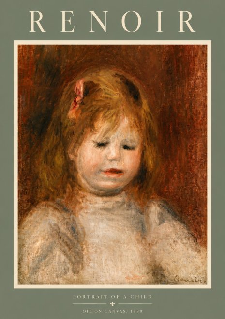 Renoir Portrait of a Child I No6 - Juliste