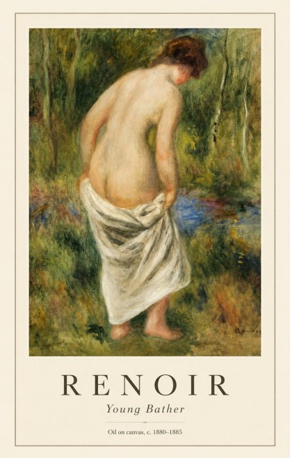 Renoir Young Bather No1 - Juliste