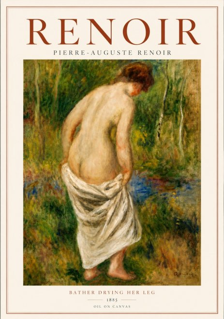 Renoir Young Bather No5 - Juliste
