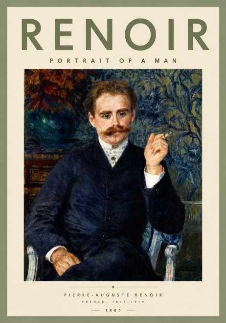 Renoir Portrait of a Man No5 - Juliste