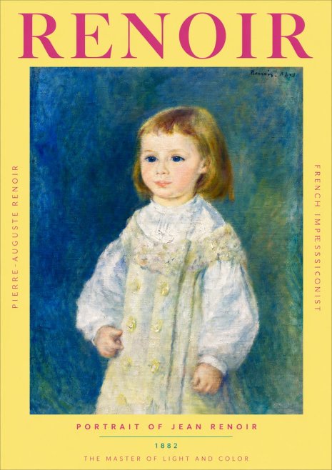 Renoir Portrait of Jean Renoir No4 - Juliste