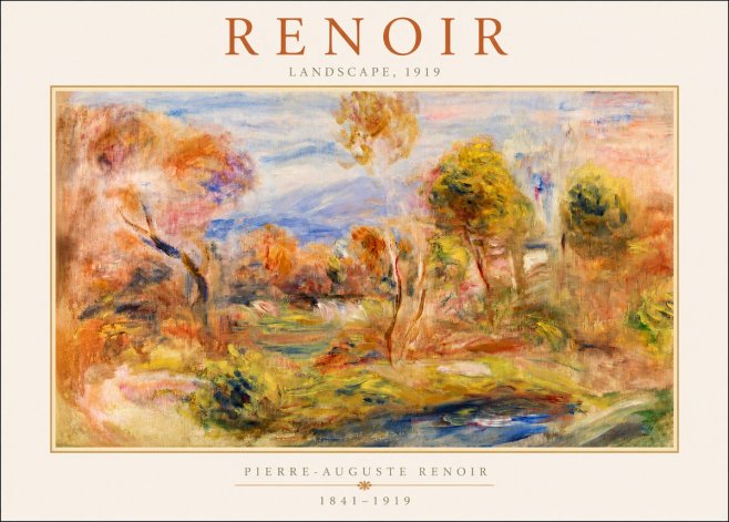 Renoir Landscape No3 - Juliste