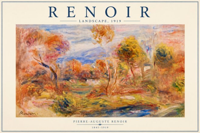 Renoir Landscape No5 - Juliste
