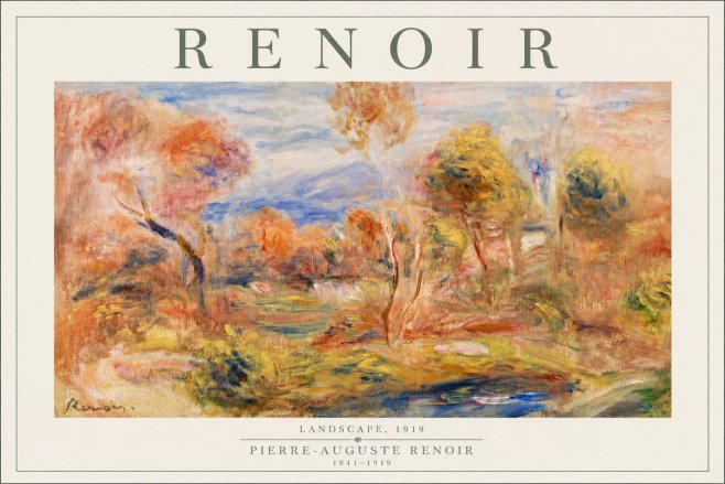 Renoir Landscape No6 - Juliste