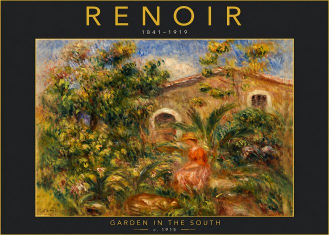Renoir Garden in the South No6 - Juliste