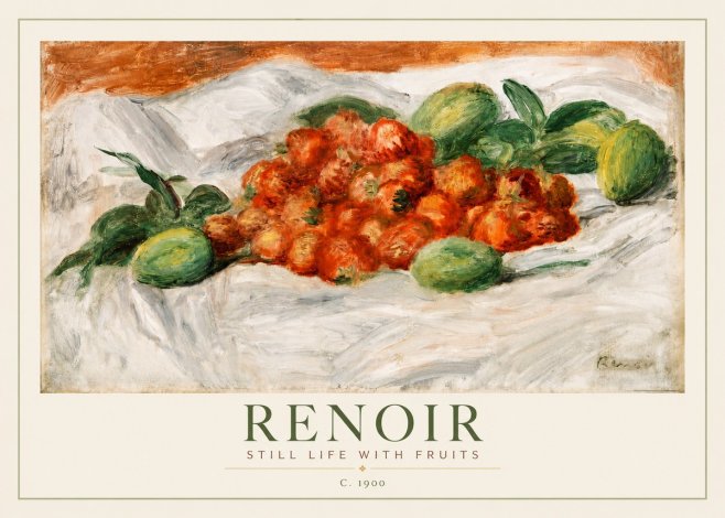 Renoir Still Life with Fruits No2 - Juliste