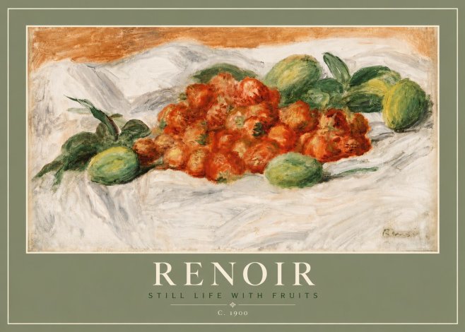 Renoir Still Life with Fruits No4 - Juliste