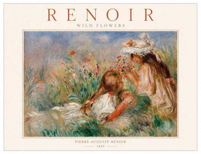 Renoir Wild Flowers No1 - Juliste