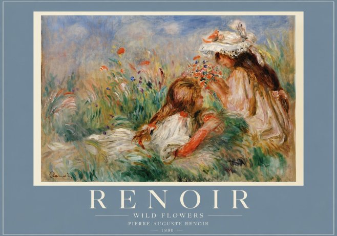 Renoir Wild Flowers No3 - Juliste