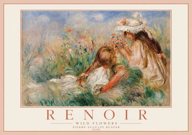 Renoir Wild Flowers No4 - Juliste