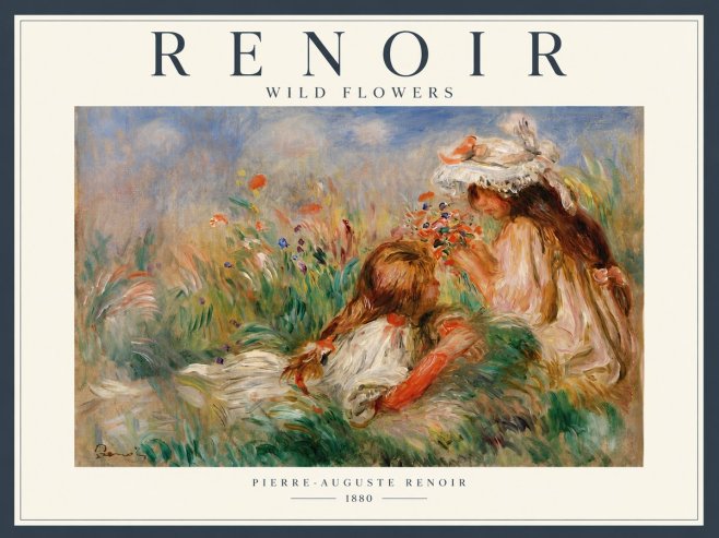 Renoir Wild Flowers No6 - Juliste