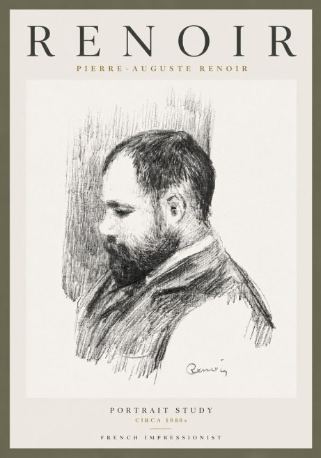 Renoir Portrait Study I No5 - Juliste