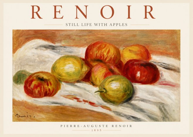 Renoir Still Life with Apples No3 - Juliste