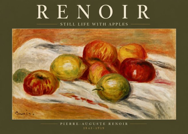 Renoir Still Life with Apples No4 - Juliste