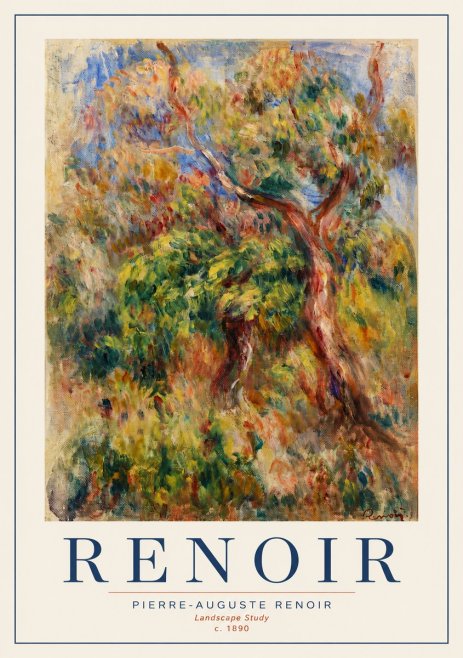 Renoir Landscape Study No3 - Juliste