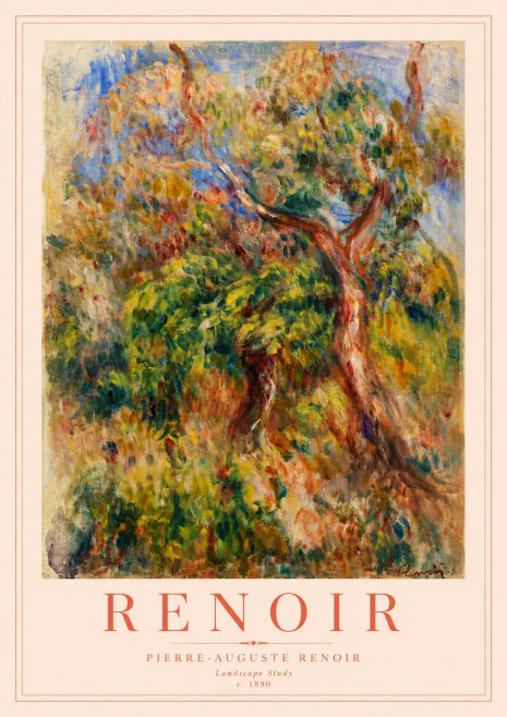 Renoir Landscape Study No6 - Juliste