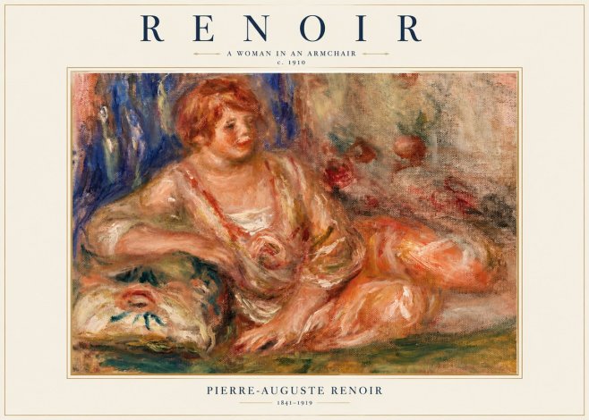 Renoir Reclining Woman No2 - Juliste