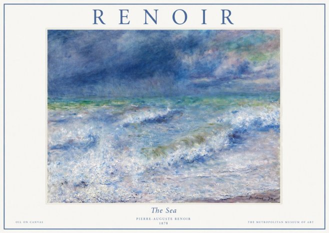 Renoir The Sea No1 - Juliste