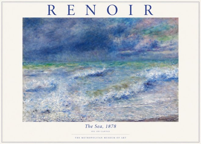 Renoir The Sea No3 - Juliste