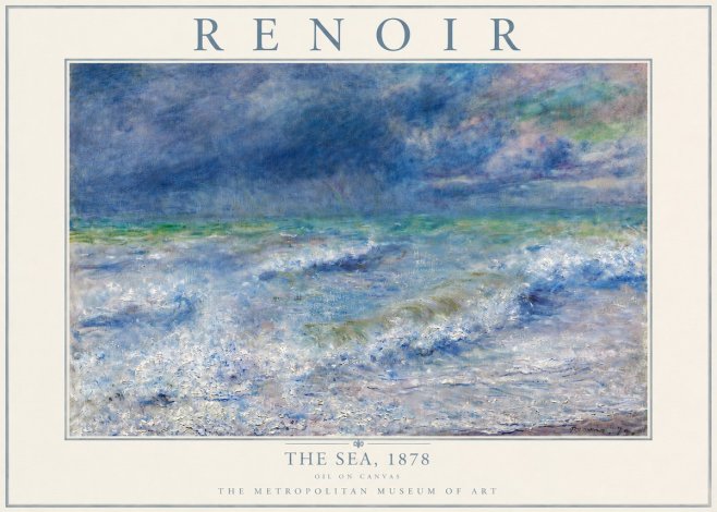 Renoir The Sea No4 - Juliste