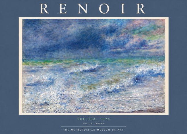 Renoir The Sea No5 - Juliste
