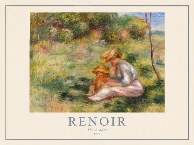 Renoir The Reader I No1 - Juliste