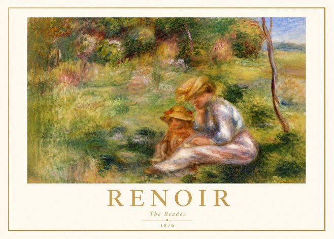 Renoir The Reader No3 - Juliste