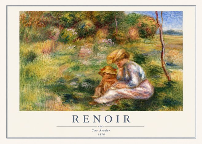 Renoir The Reader No5 - Juliste