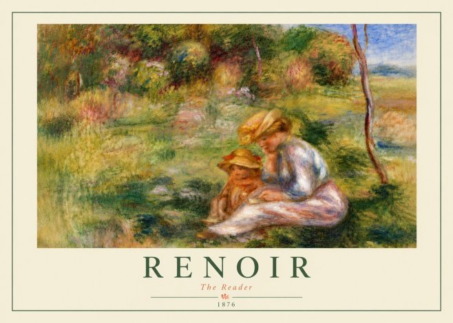 Renoir The Reader No6 - Juliste