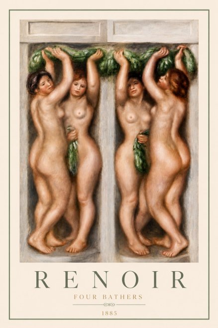 Renoir Four Bathers No5 - Juliste