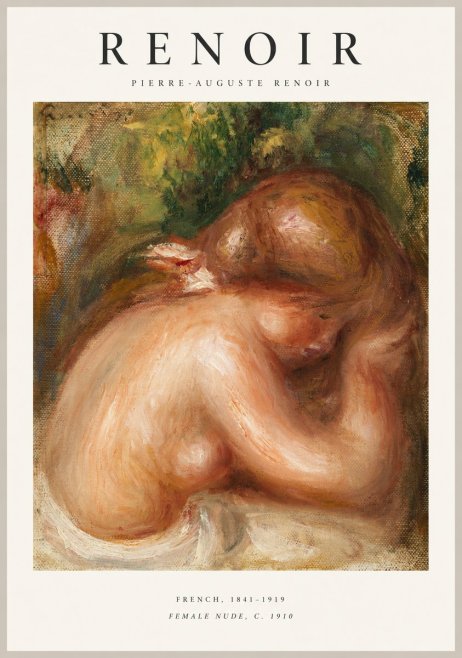 Renoir Female Nude, C. 1910 No1 - Juliste