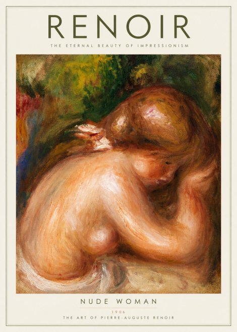 Renoir Female Nude, C. 1910 No2 - Juliste