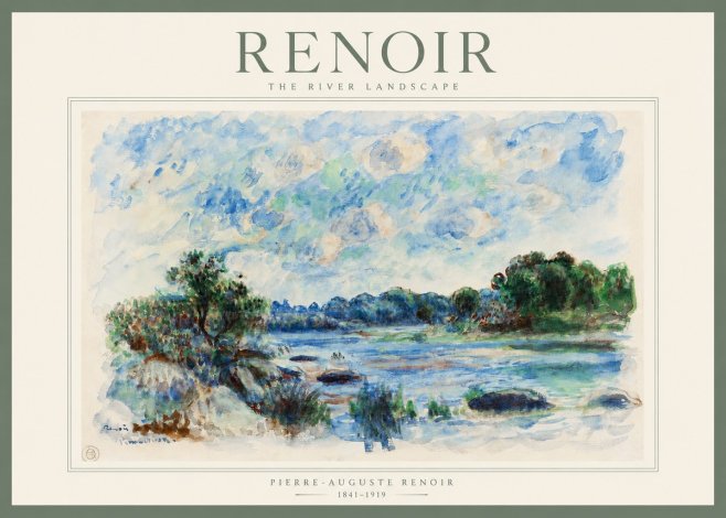 Renoir The River Landscape No2 - Juliste