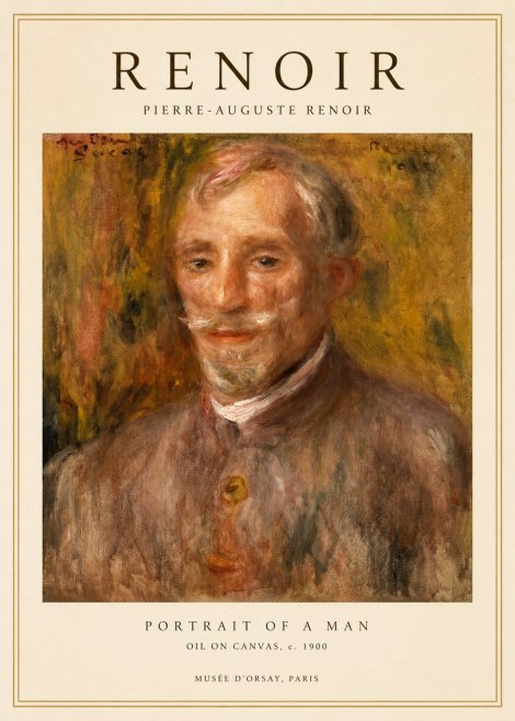 Renoir Portrait of a Man II No1 - Juliste