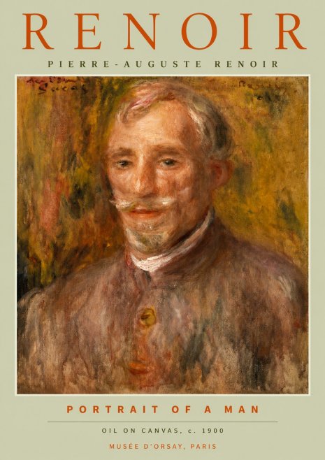 Renoir Portrait of a Man II No2 - Juliste