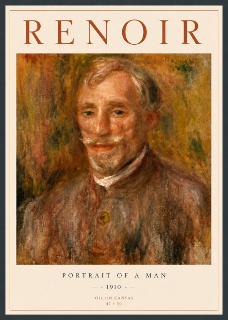 Renoir Portrait of a Man II No4 - Juliste