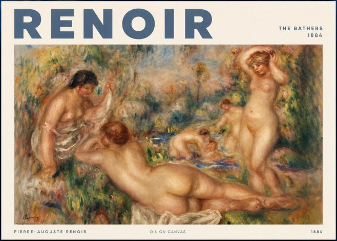 Renoir The Bathers I No2 - Juliste