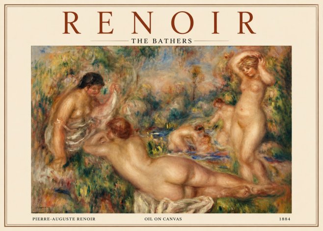 Renoir The Bathers I No3 - Juliste