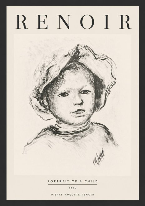 Renoir Portrait of a Child II No6 - Juliste