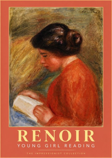 Renoir Young Girl Reading I No2 - Juliste