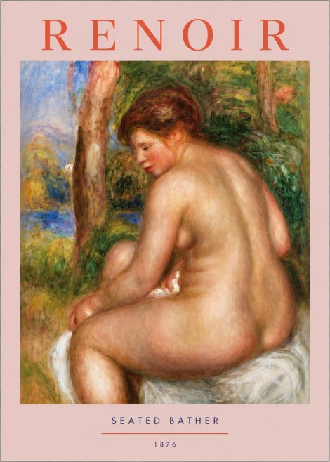 Renoir Seated Bather No2 - Juliste