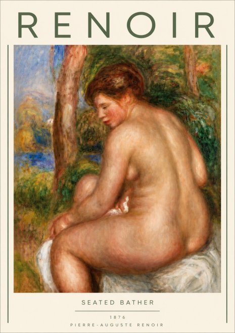 Renoir Seated Bather No4 - Juliste